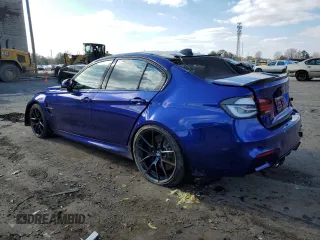 2018 BMW M3 with VIN WBS8M9C53J5L71752, listed as a Copart auction lot 37308724 with 19,425 mi miles. Bid and sale history available at carsss.com. Image 2.