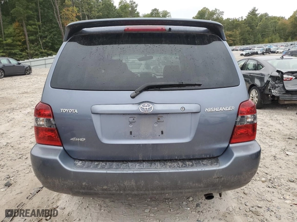 2007 Toyota Highlander with VIN JTEHD21A270046056, listed as a Copart auction lot 67539744 with 168,099 mi miles and Clean Title. Bid and sale history available at carsss.com. Image 6.