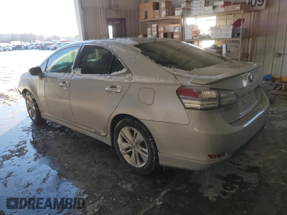 2012 Lexus HS with VIN JTHBB1BA6C2049046, listed as a Copart auction lot 87735755 with 160,539 mi miles and Salvage Title. Bid and sale history available at carsss.com. Image 2.