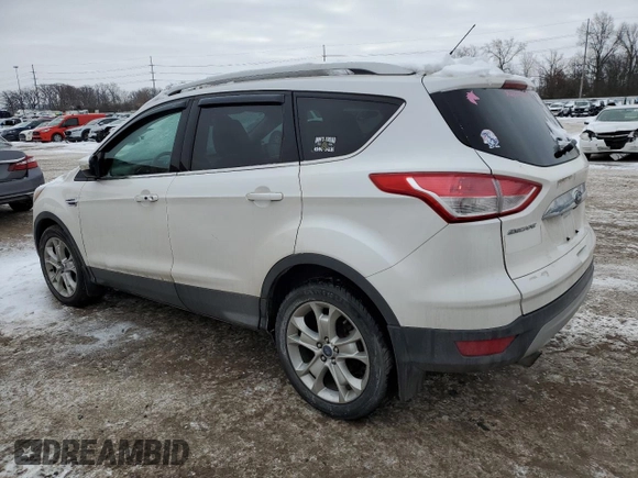 2015 Ford Escape Titanium with VIN 1FMCU9J92FUA23604, listed as a Copart auction lot 45985205 with 158,853 mi miles and Salvage Title. Bid and sale history available at carsss.com. Image 2.