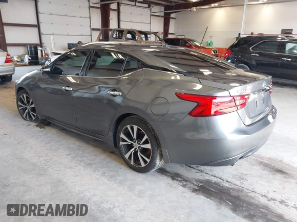 2017 Nissan Maxima SV with VIN 1N4AA6AP1HC427784, listed as a IAAI auction lot 41533604 with 111,295 mi miles and . Bid and sale history available at DreamBid. Image 3.