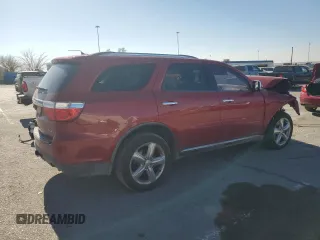 2011 Dodge Durango Citadel with VIN 1D4RE5GG8BC664480, listed as a Copart auction lot 88472365 with 213,747 mi miles and Salvage Title. Bid and sale history available at carsss.com. Image 3.