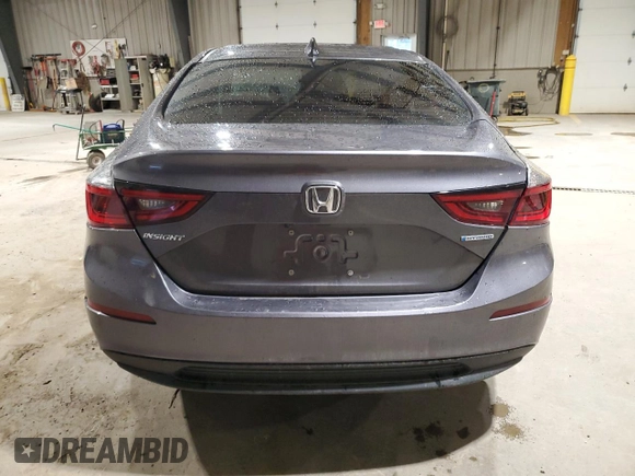 2022 Honda Insight EX z VIN 19XZE4F5XNE012867, wystawiony jako Copart lot #54153305 z przebiegiem Nie podano mil oraz Szkoda całkowita • Salvage title. Historia ofert i sprzedaży dostępna na DreamBid. Obrazek 6.
