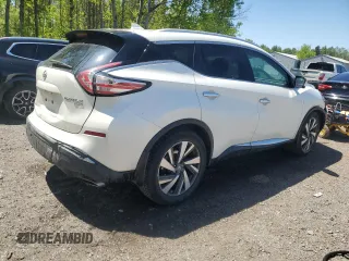 2017 Nissan Murano SL z VIN 5N1AZ2MH0HN161870, wystawiony jako Copart lot #57283935 z przebiegiem 206 302 mil mil oraz Czysty tytuł • Clean title. Historia ofert i sprzedaży dostępna na DreamBid. Obrazek 3.