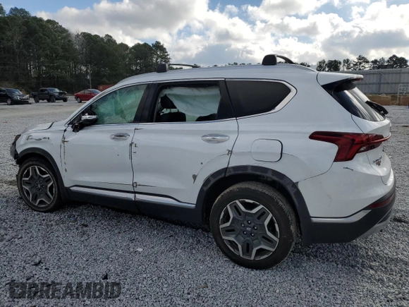 2022 Hyundai Santa Fe Limited with VIN 5NMS44AL0NH421303, listed as a Copart auction lot 86700814 with 32,753 mi miles and Salvage Title. Bid and sale history available at carsss.com. Image 2.