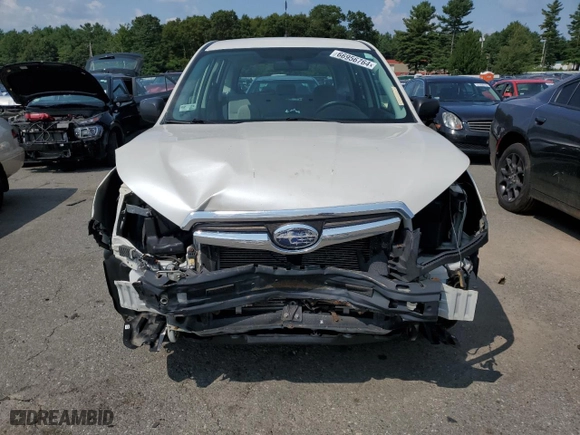 2015 Subaru Forester 2.5i with VIN JF2SJAAC7FH822987, listed as a Copart auction lot 66956764 with 166,219 mi miles and Salvage Title. Bid and sale history available at carsss.com. Image 5.