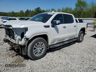 2022 GMC Sierra 1500 Denali with VIN 3GTU9FEL8NG175418, listed as a Copart auction lot 52492105 with 91,972 mi miles and Salvage title. Bid and sale history available at DreamBid. Image 1.