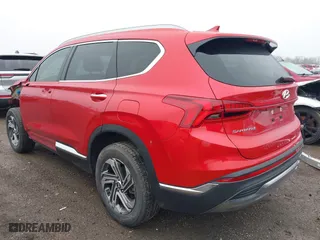 2021 Hyundai Santa Fe SEL with VIN 5NMS6DAJ5MH326758, listed as a IAAI auction lot 41948005 with 65,289 mi miles. Bid and sale history available at carsss.com. Image 3.