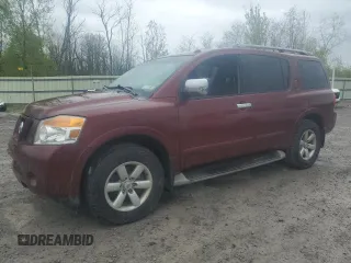 2011 Nissan Armada Platinum z VIN 5N1AA0NC7BN616705, wystawiony jako Copart lot #56885475 z przebiegiem 203 584 mil mil oraz Tytuł czysty. Historia ofert i sprzedaży dostępna na DreamBid. Obrazek 1.