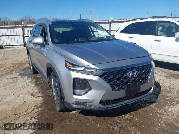 2020 Hyundai Santa Fe Limited with VIN 5NMS5CAD6LH304340, listed as a IAAI auction lot 41796115 with 56,989 mi miles. Bid and sale history available at carsss.com. Image 1.