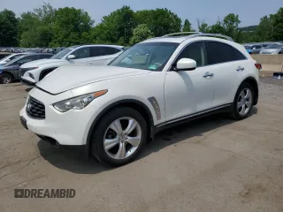 2011 Infiniti FX with VIN JN8AS1MWXBM140141, listed as a Copart auction lot 60801015 with 119,404 mi miles and Salvage title. Bid and sale history available at DreamBid. Image 1.
