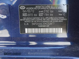 2013 Hyundai Elantra Limited with VIN 5NPDH4AE2DH232877, listed as a IAAI auction lot 41863644 with 170,723 mi miles and . Bid and sale history available at DreamBid. Image 9.
