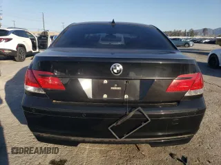 2006 BMW 7 Series 750i with VIN WBAHL83516DT01293, listed as a Copart auction lot 49506035 with Not provided miles and Salvage title. Bid and sale history available at DreamBid. Image 6.
