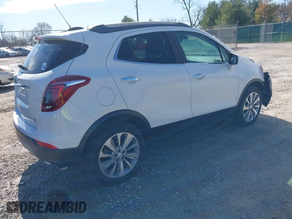 2019 Buick Encore Preferred with VIN KL4CJESB8KB909563, listed as a IAAI auction lot 41764126 with 61,391 mi miles. Bid and sale history available at carsss.com. Image 4.