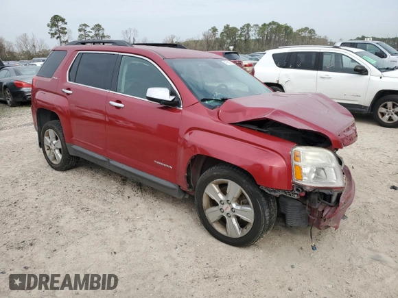 2014 GMC Terrain SLE with VIN 2GKFLRE36E6269213, listed as a Copart auction lot 47966185 with 87,880 mi miles and Salvage title. Bid and sale history available at DreamBid. Image 4.