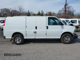 2013 Chevrolet Express Cargo with VIN 1GCWGFCA7D1123775, listed as a IAAI auction lot 41681686 with Not provided miles and . Bid and sale history available at DreamBid. Image 14.
