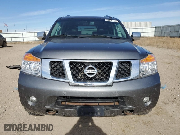 2015 Nissan Armada Platinum z VIN 5N1BA0NE4FN609366, wystawiony jako Copart lot #48256155 z przebiegiem 125 468 mil mil oraz Szkoda całkowita • Salvage title. Historia ofert i sprzedaży dostępna na DreamBid. Obrazek 5.