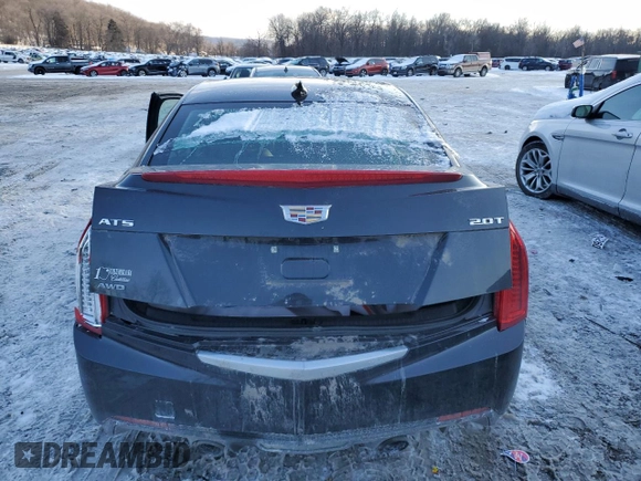 2018 Cadillac ATS AWD z VIN 1G6AE5RX1J0107534, wystawiony jako Copart lot #42672575 z przebiegiem 76 926 mil mil oraz Szkoda całkowita • Salvage title. Historia ofert i sprzedaży dostępna na DreamBid. Obrazek 6.