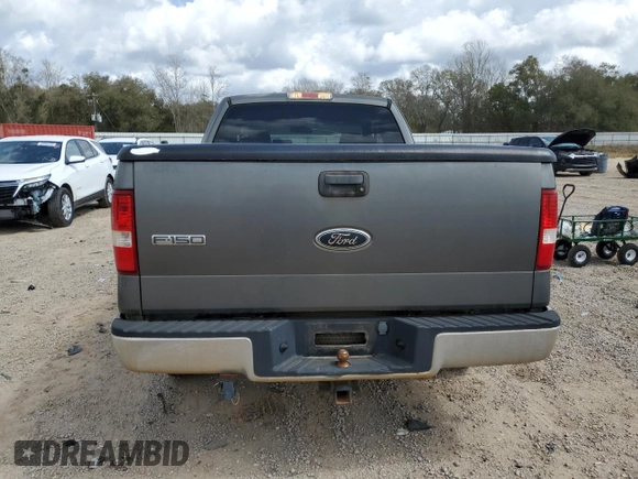2005 Ford F-150 STX with VIN 1FTRX12W45NB42078, listed as a Copart auction lot 48613525 with 215,237 mi miles and Salvage Title. Bid and sale history available at carsss.com. Image 6.