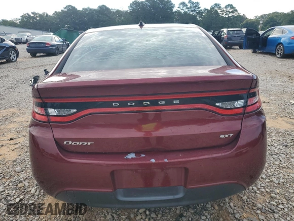 2015 Dodge Dart SXT with VIN 1C3CDFBB8FD319803, listed as a Copart auction lot 59894855 with 96,761 mi miles and Salvage title. Bid and sale history available at DreamBid. Image 6.