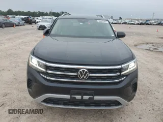 2021 Volkswagen Atlas SEL with VIN 1V2ER2CAXMC558114, listed as a Copart auction lot 55573455 with 49,296 mi miles and Salvage title. Bid and sale history available at DreamBid. Image 5.