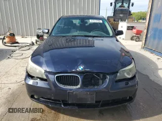 2004 BMW 5 Series 530i with VIN WBANA735X4B065254, listed as a Copart auction lot 57613795 with 201,959 mi miles and Non repairable. Bid and sale history available at DreamBid. Image 5.