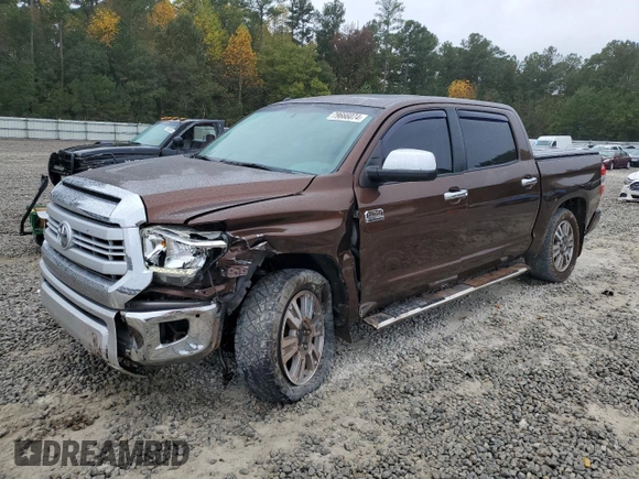 2015 Toyota Tundra 4WD Truck Platinum with VIN 5TFAW5F13FX417113, listed as a Copart auction lot 79666074 with 140,520 mi miles and Salvage Title. Bid and sale history available at carsss.com. Image 1.