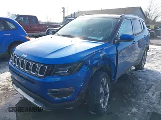2020 Jeep Compass Limited with VIN 3C4NJDCB7LT147155, listed as a IAAI auction lot 41654100 with 66,205 mi miles. Bid and sale history available at carsss.com. Image 16.