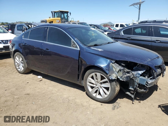 2016 Buick Regal Premium II with VIN 2G4GS5GX2G9107877, listed as a Copart auction lot 54973595 with 126,031 mi miles and Clean Title. Bid and sale history available at DreamBid. Image 4.