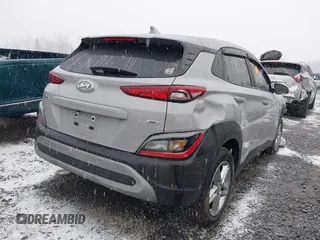 2022 Hyundai Kona SE with VIN KM8K2CAB3NU808567, listed as a IAAI auction lot 41562472 with Not provided miles and . Bid and sale history available at DreamBid. Image 4.