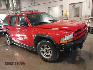 2003 Dodge Durango Sport with VIN 1D4HS38N13F527516, listed as a IAAI auction lot 41671732 with 152,457 mi miles and . Bid and sale history available at DreamBid. Image 1.
