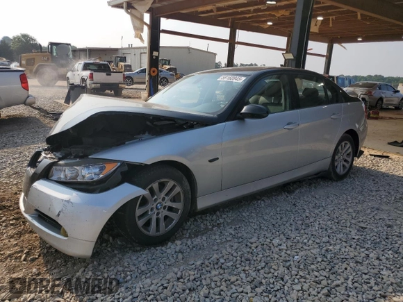 2007 BMW 3 Series 328i with VIN WBAVA33517PV63889, listed as a Copart auction lot 59160945 with 147,664 mi miles and Salvage title. Bid and sale history available at DreamBid. Image 1.