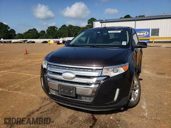 2013 Ford Edge Limited with VIN 2FMDK3KC1DBE37574, listed as a Copart auction lot 62334995 with 135,553 mi miles and Salvage title. Bid and sale history available at DreamBid. Image 14.