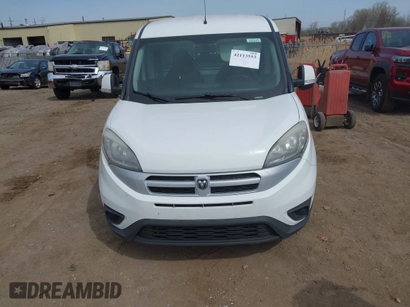 2017 Ram ProMaster City Cargo Tradesman SLT with VIN ZFBERFBBXH6D69847, listed as a IAAI auction lot 42113553 with 223,315 mi miles and . Bid and sale history available at DreamBid. Image 12.