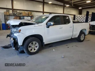 2019 Chevrolet Silverado 1500 LT with VIN 1GCRWCED5KZ188290, listed as a Copart auction lot 76244964 with 122,235 mi miles and Salvage Title. Bid and sale history available at DreamBid. Image 1.