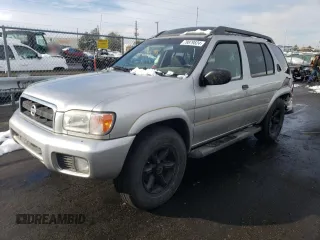 2003 Nissan Pathfinder LE z VIN JN8DR09Y23W838844, wystawiony jako Copart lot #79879824 z przebiegiem 137 498 mil mil oraz Szkoda całkowita • Salvage title. Historia ofert i sprzedaży dostępna na DreamBid. Obrazek 1.