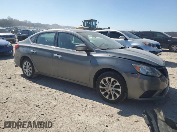 2019 Nissan Sentra SV with VIN 3N1AB7AP1KY429324, listed as a Copart auction lot 46637635 with 93,926 mi miles and Salvage Title. Bid and sale history available at DreamBid. Image 4.
