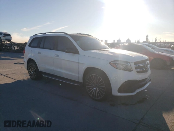 2018 Mercedes-Benz GLS with VIN 4JGDF7FE5JB080893, listed as a Copart auction lot 72079533 with 69,909 mi miles. Bid and sale history available at carsss.com. Image 4.