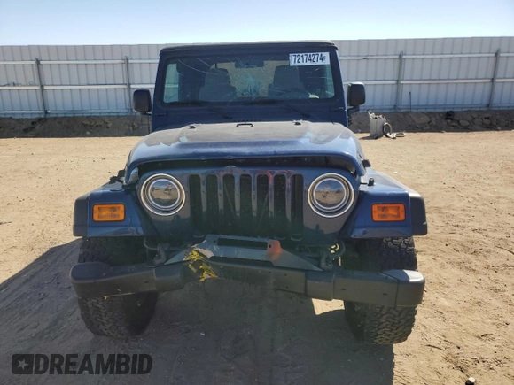 2004 Jeep Wrangler Sport with VIN 1J4FA49S34P724081, listed as a Copart auction lot 72174274 with 150,810 mi miles and Salvage Title. Bid and sale history available at carsss.com. Image 5.