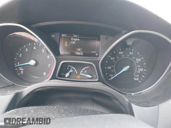 2015 Ford Focus Titanium with VIN 1FADP3J27FL298882, listed as a IAAI auction lot 42117247 with 124,185 mi miles and . Bid and sale history available at carsss.com. Image 7.