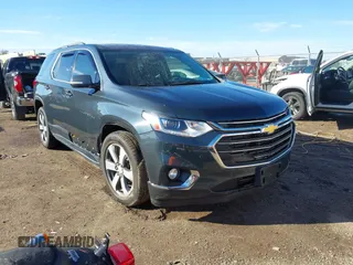 2019 Chevrolet Traverse LT Leather with VIN 1GNEVHKW3KJ185754, listed as a IAAI auction lot 41642651 with 72,337 mi miles. Bid and sale history available at carsss.com. Image 1.