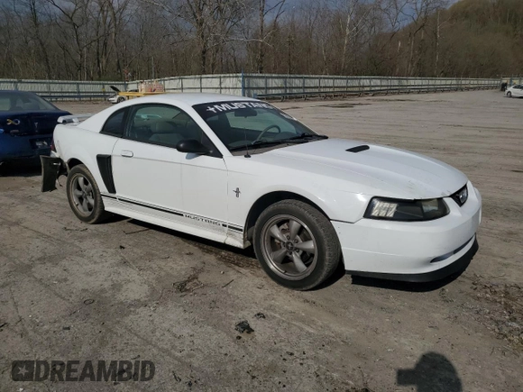 2000 Ford Mustang with VIN 1FAFP4049YF123682, listed as a Copart auction lot 53935345 with 91,683 mi miles and Salvage Title. Bid and sale history available at carsss.com. Image 4.