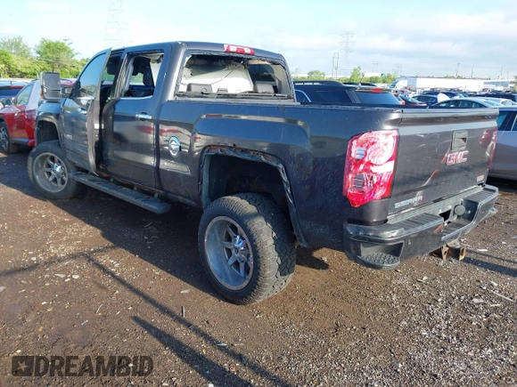 2015 GMC Sierra 2500HD SLT with VIN 1GT12ZE84FF553371, listed as a IAAI auction lot 42173249 with 247,703 mi miles and . Bid and sale history available at DreamBid. Image 3.