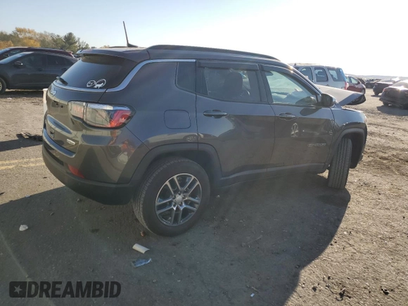2020 Jeep Compass Latitude with VIN 3C4NJDBB4LT255556, listed as a Copart auction lot 76440714 with 19,102 mi miles and Salvage Title. Bid and sale history available at DreamBid. Image 3.