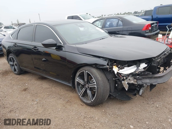 2024 Honda Accord Sport with VIN 1HGCY2F57RA009940, listed as a IAAI auction lot 42142419 with 13,183 mi miles and . Bid and sale history available at DreamBid. Image 1.