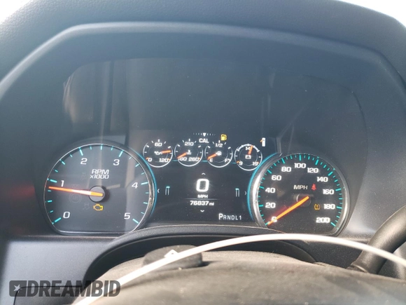 2019 GMC Sierra 2500HD Denali with VIN 1GT12SEY7KF221166, listed as a Copart auction lot 45409695 with 76,837 mi miles and Salvage Title. Bid and sale history available at carsss.com. Image 9.
