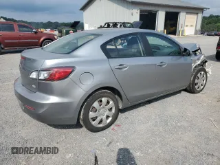 2013 Mazda 3 i SV with VIN JM1BL1TG7D1787768, listed as a Copart auction lot 65674015 with 156,577 mi miles and Salvage title. Bid and sale history available at DreamBid. Image 3.