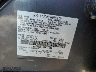 2019 Ford EcoSport SE with VIN MAJ6S3GL0KC270861, listed as a Copart auction lot 41565145 with 39,672 mi miles and Non Repairable. Bid and sale history available at carsss.com. Image 13.