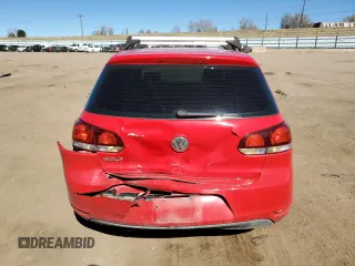 2012 Volkswagen Golf with VIN WVWDB7AJ6CW210177, listed as a Copart auction lot 45854635 with 166,161 mi miles and Salvage title. Bid and sale history available at DreamBid. Image 6.