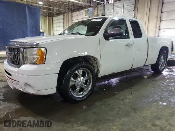 2010 GMC Sierra 1500 with VIN 1GTSCUEA8AZ285441, listed as a Copart auction lot 47299465 with 185,219 mi miles and Salvage Title. Bid and sale history available at DreamBid. Image 1.